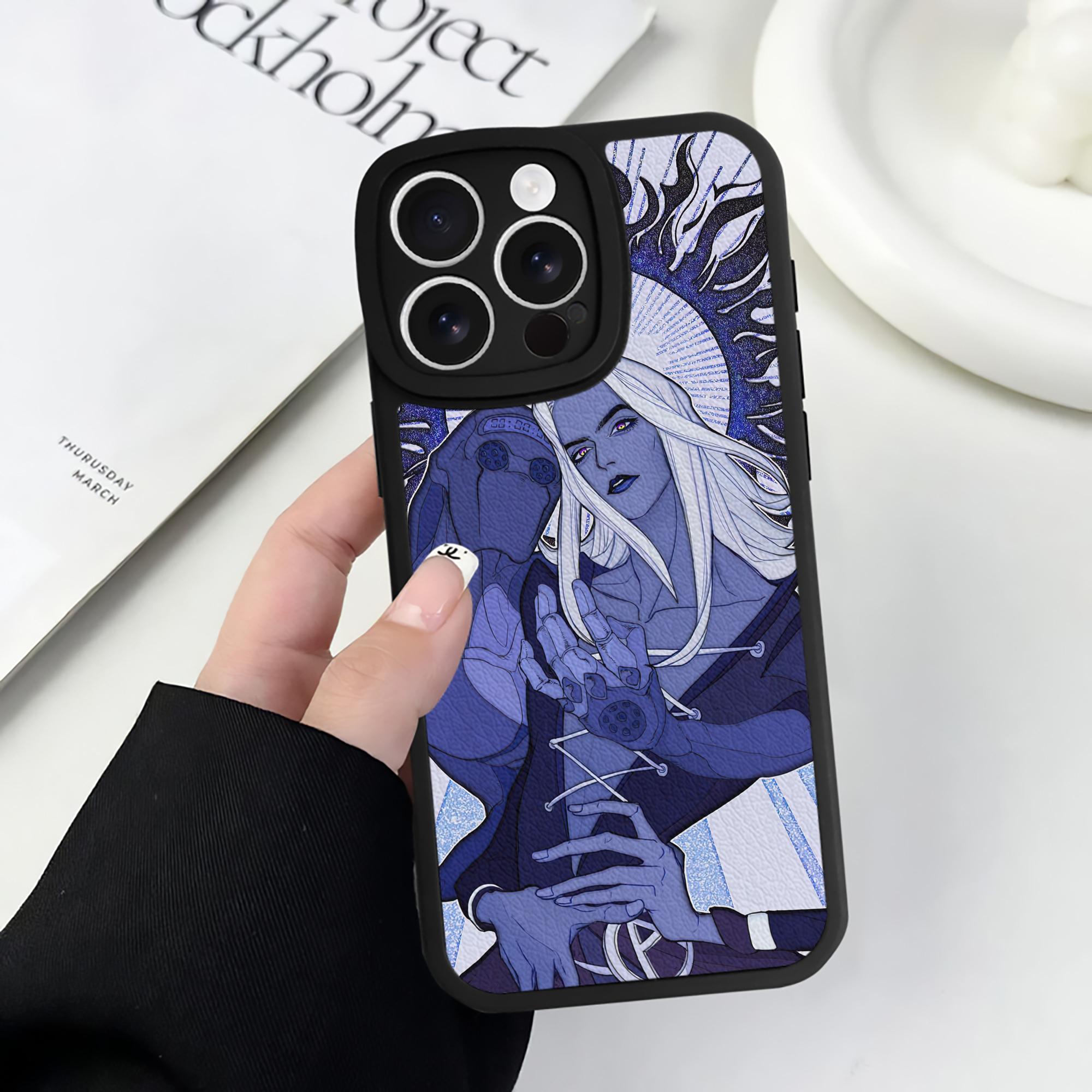 （画像用） ジョジョの奇妙な冒険 JoJo's Bizarre Adventure 【iPhone 16シリーズ対応】シリコンスマホケース（レザー調） 材質：シリコン